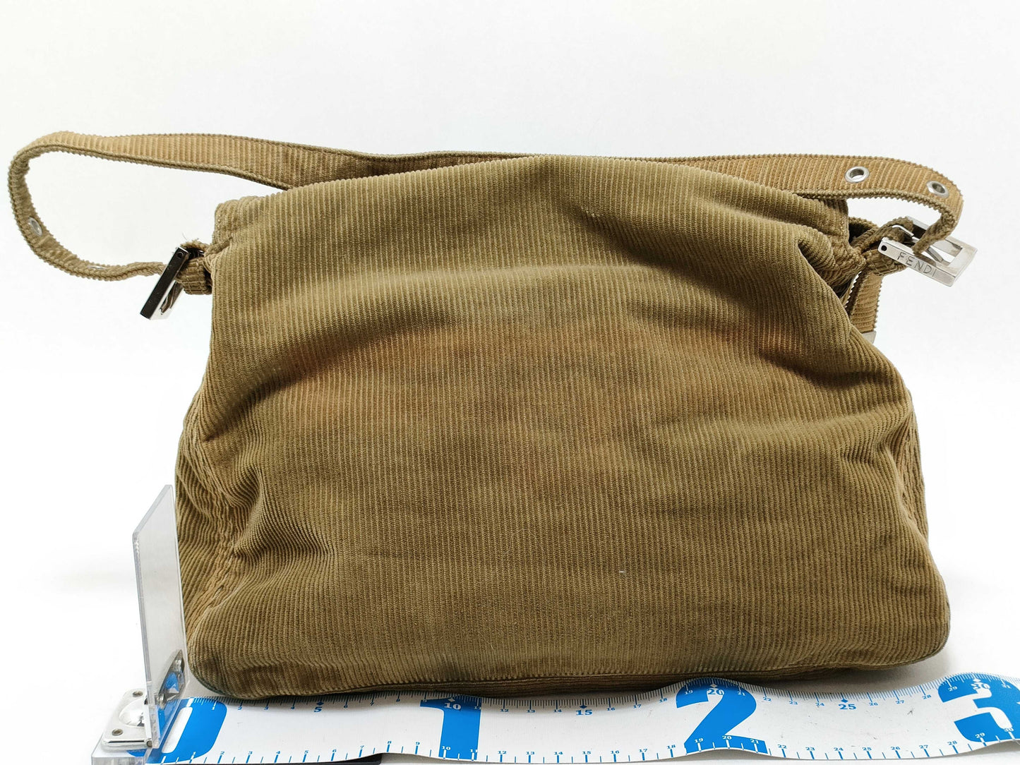 FENDI Mamma Bucket Corduroy Shoulder Bag