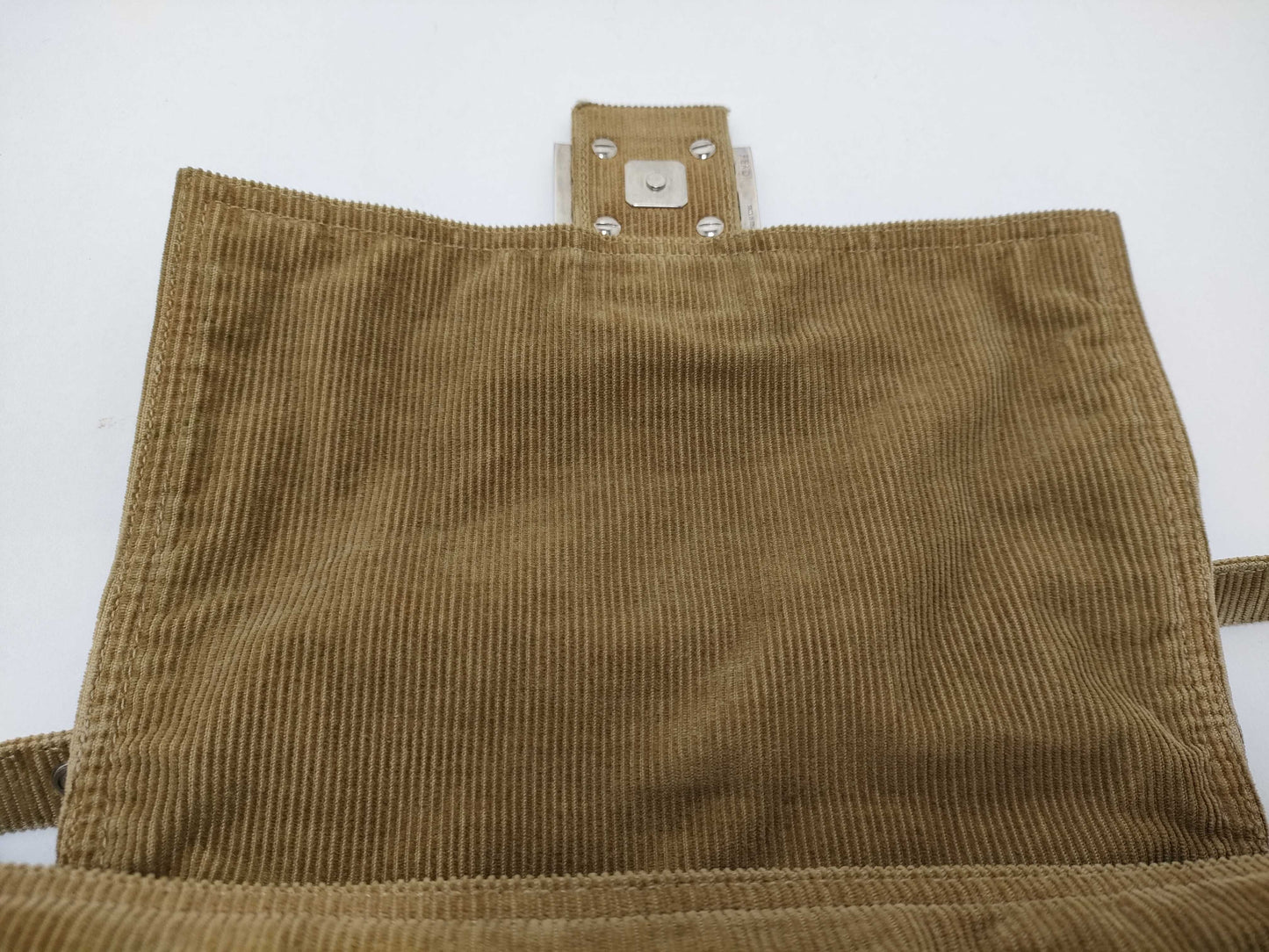 FENDI Mamma Bucket Corduroy Shoulder Bag