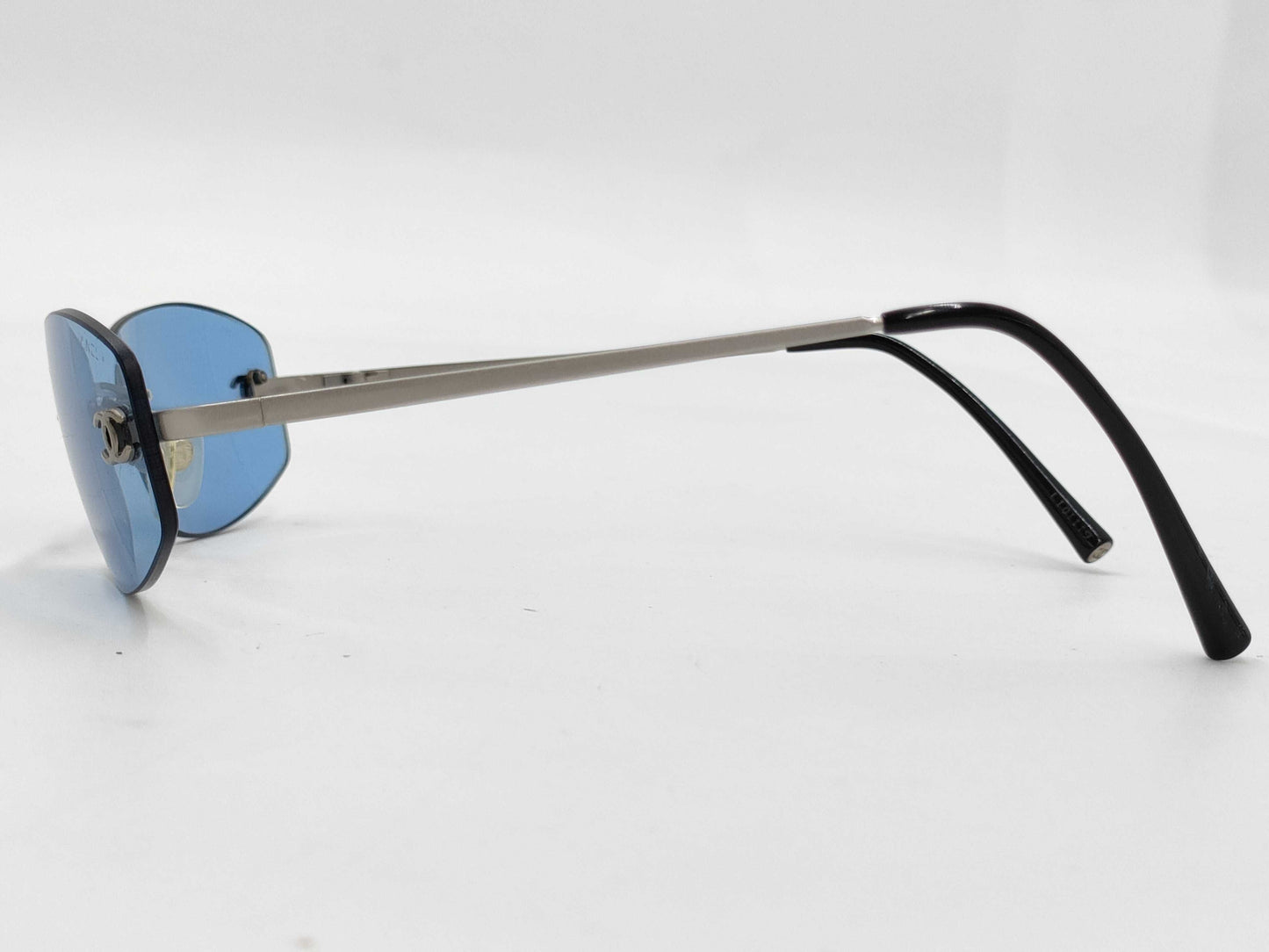 CHANEL Coco Mark Rimless Vintage Sunglasses