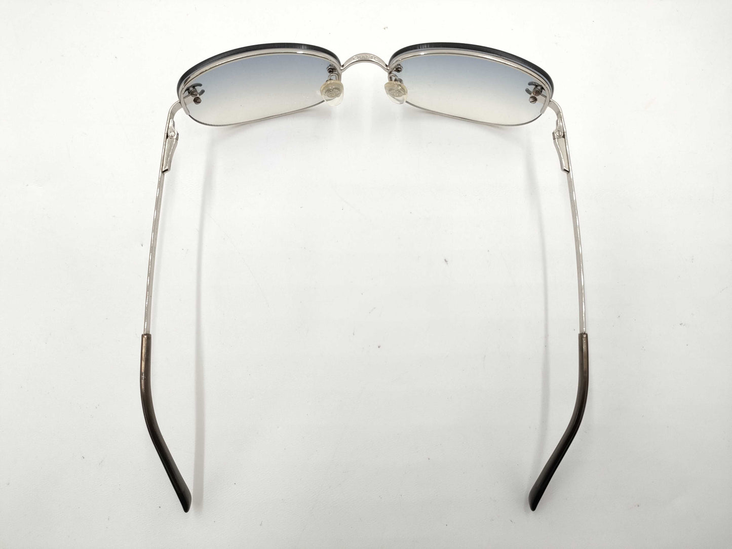 CHANEL Chanel Coco Mark Rimless Vintage Sunglasses