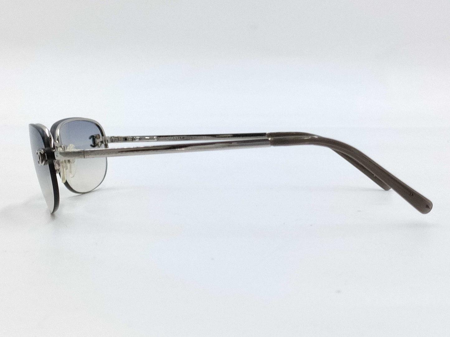 CHANEL Chanel Coco Mark Rimless Vintage Sunglasses