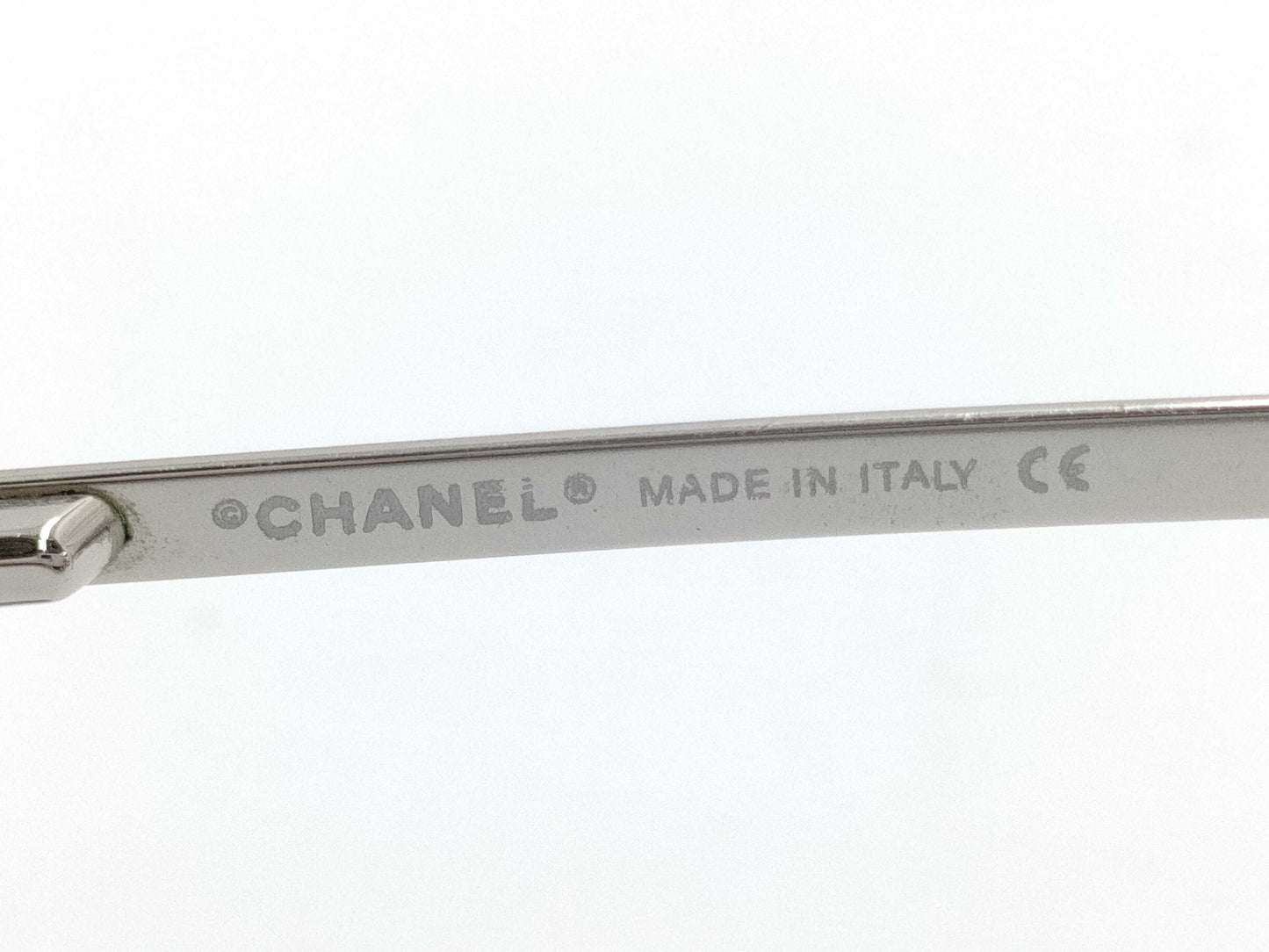 CHANEL Chanel Coco Mark Rimless Vintage Sunglasses