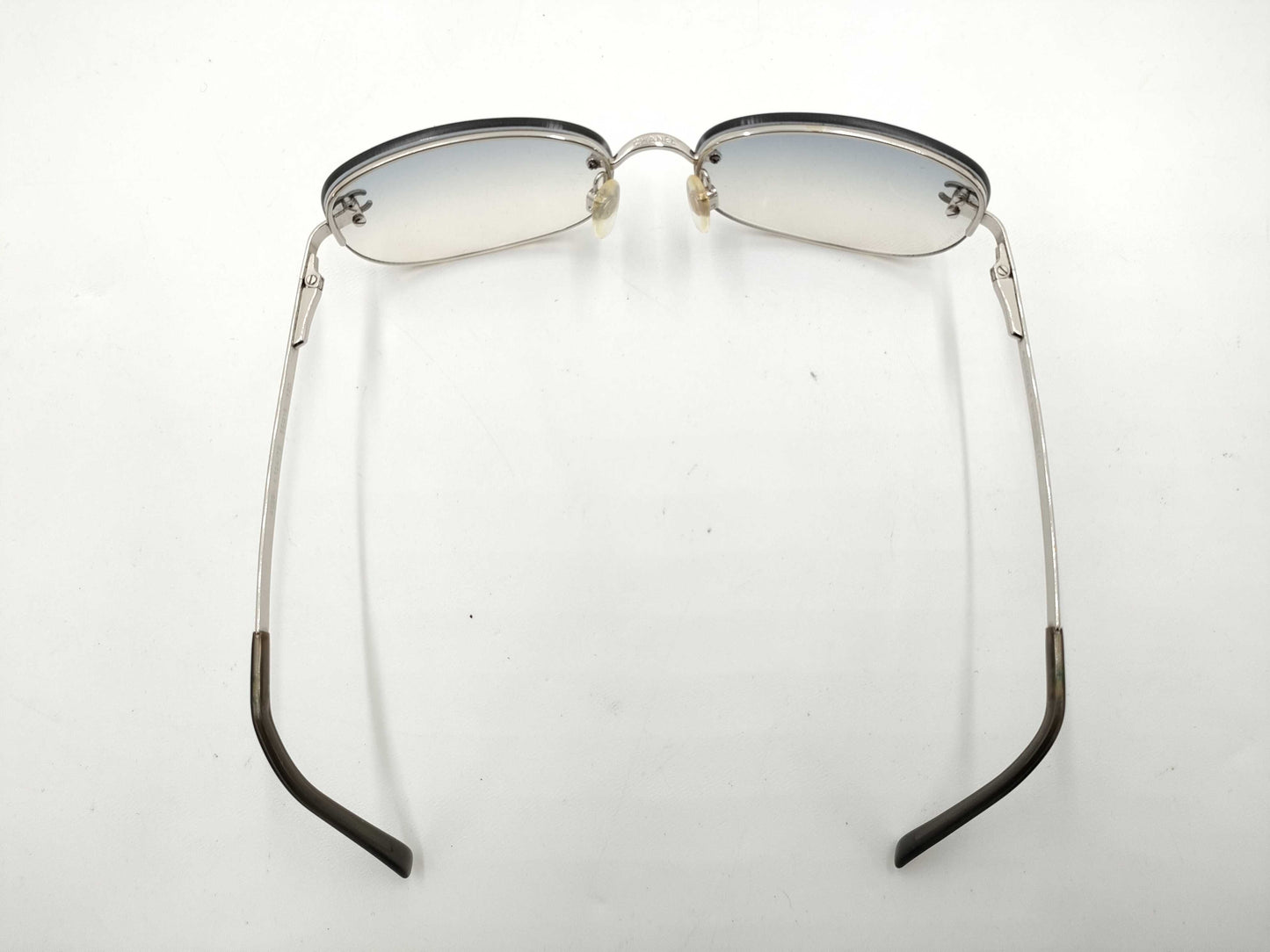 CHANEL Chanel Coco Mark Rimless Vintage Sunglasses