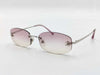 CHANEL Coco Mark Rimless Sunglasses Vintage Sunglasses/Eyewear