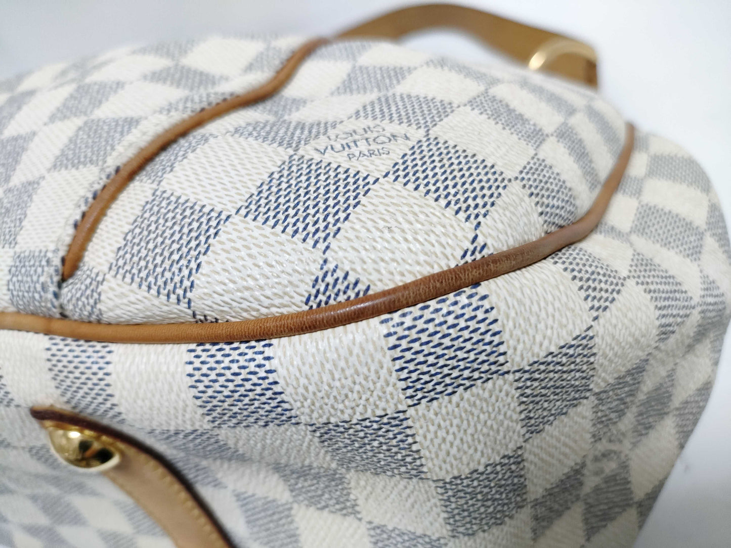 LOUIS VUITTON RFID Unverifiable MI2170 Damier Azur LOUIS VUITTON Damier Azur Galliera PM N55215 MI2170 Handbag