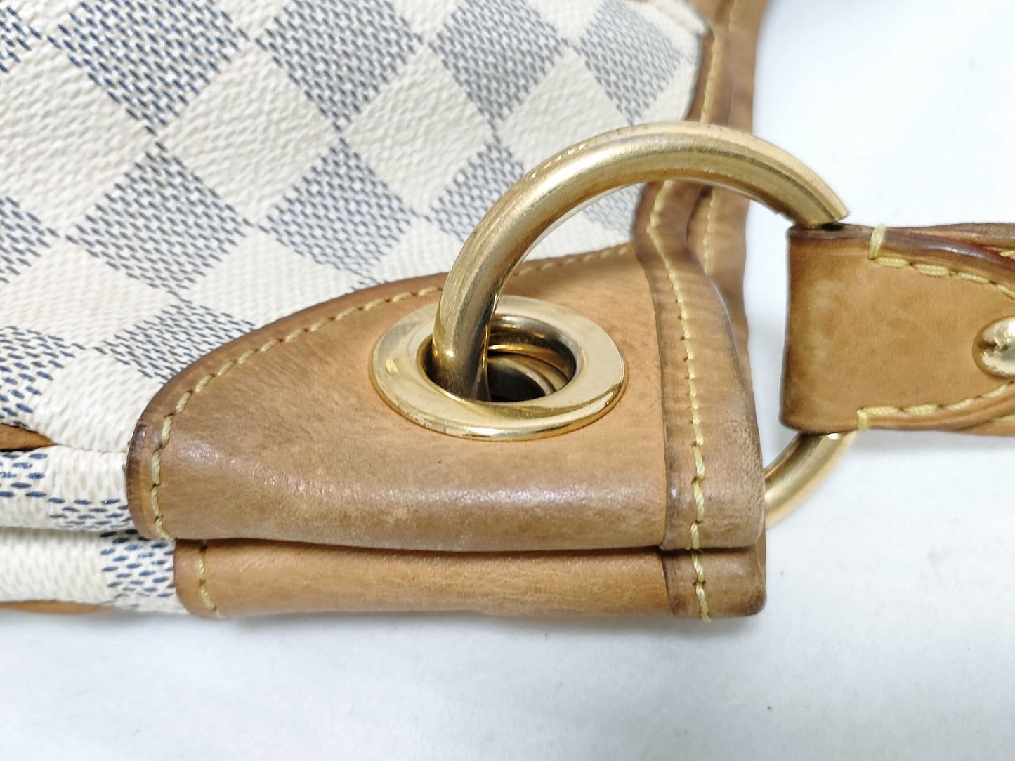 LOUIS VUITTON RFID Unverifiable MI2170 Damier Azur LOUIS VUITTON Damier Azur Galliera PM N55215 MI2170 Handbag