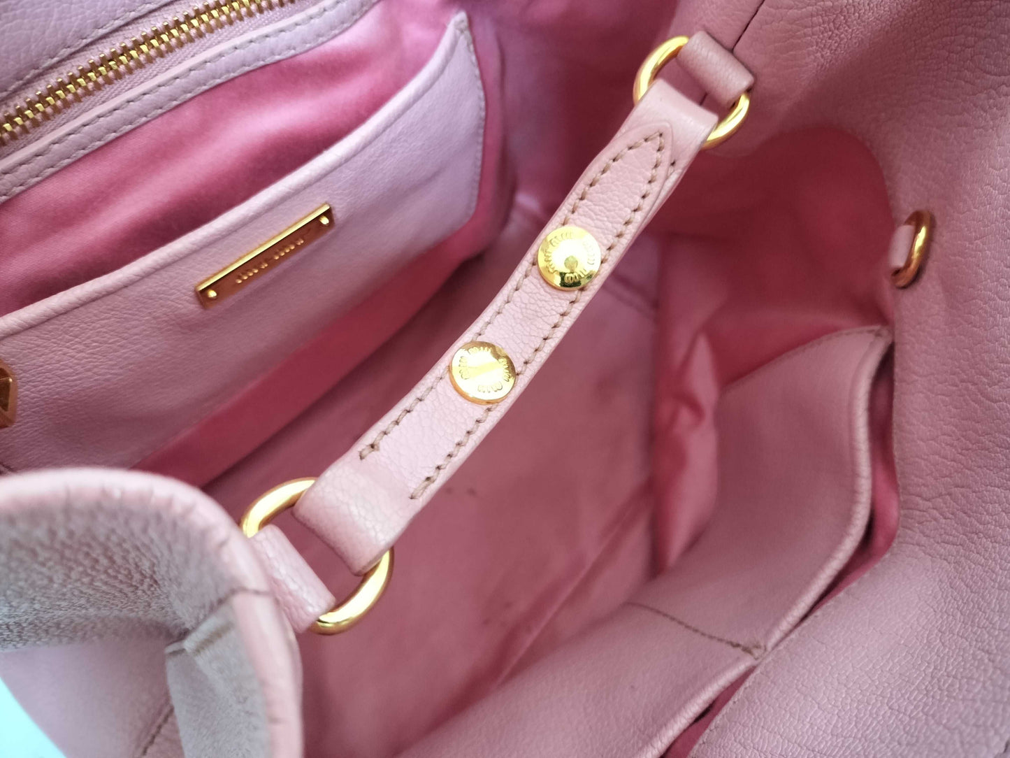 Miu Miu Miu Miu Pink Handbag with Card
