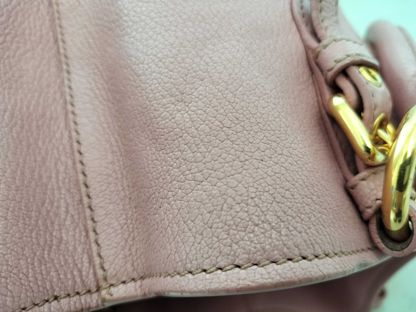 Miu Miu Miu Miu Pink Handbag with Card