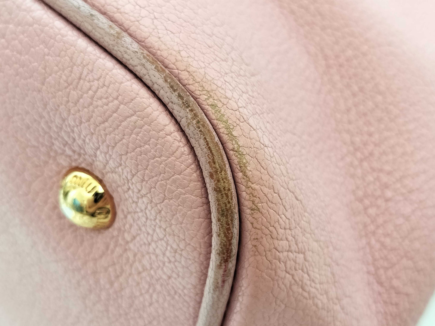 Miu Miu Miu Miu Pink Handbag with Card