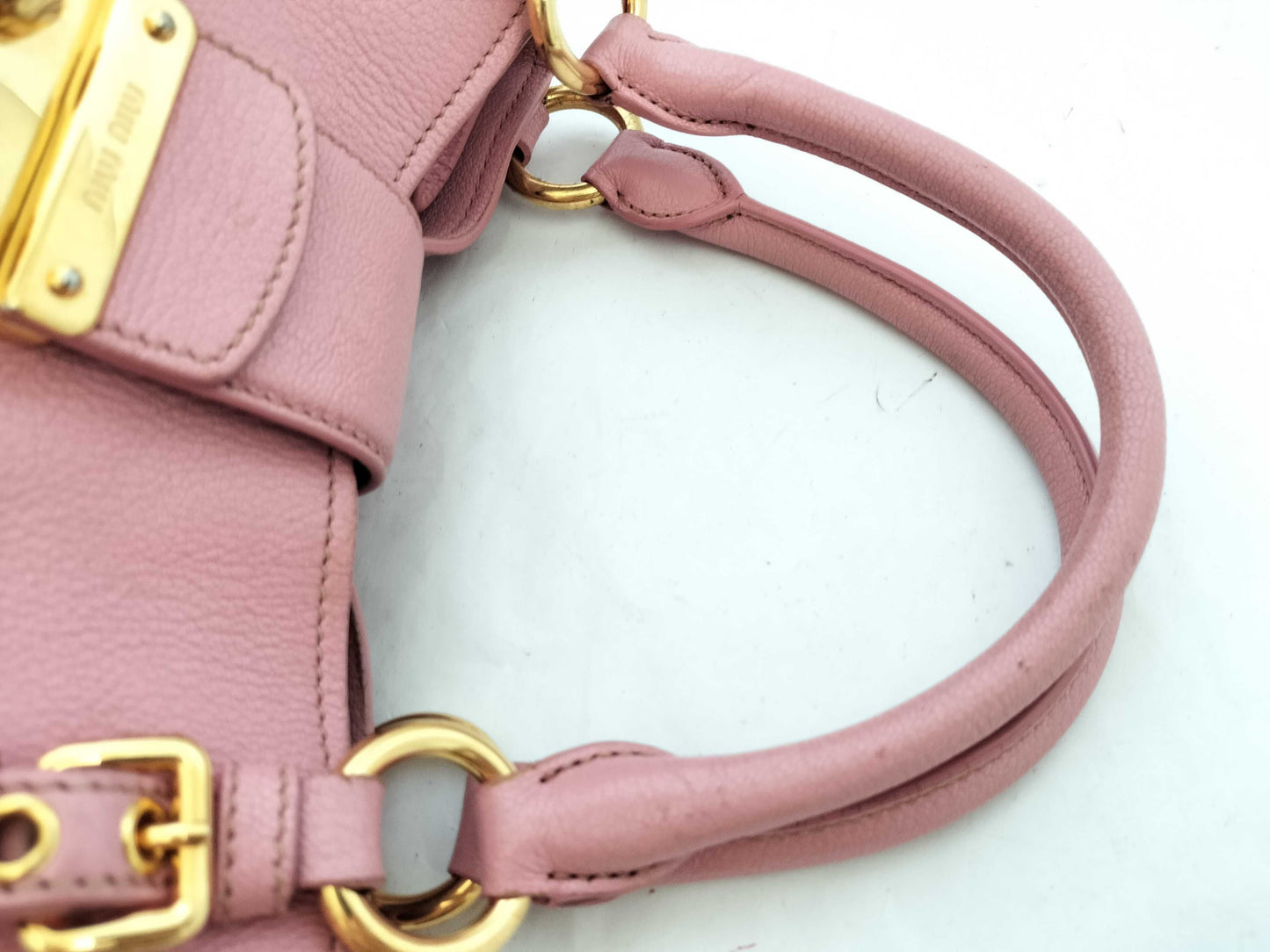 Miu Miu Miu Miu Pink Handbag with Card