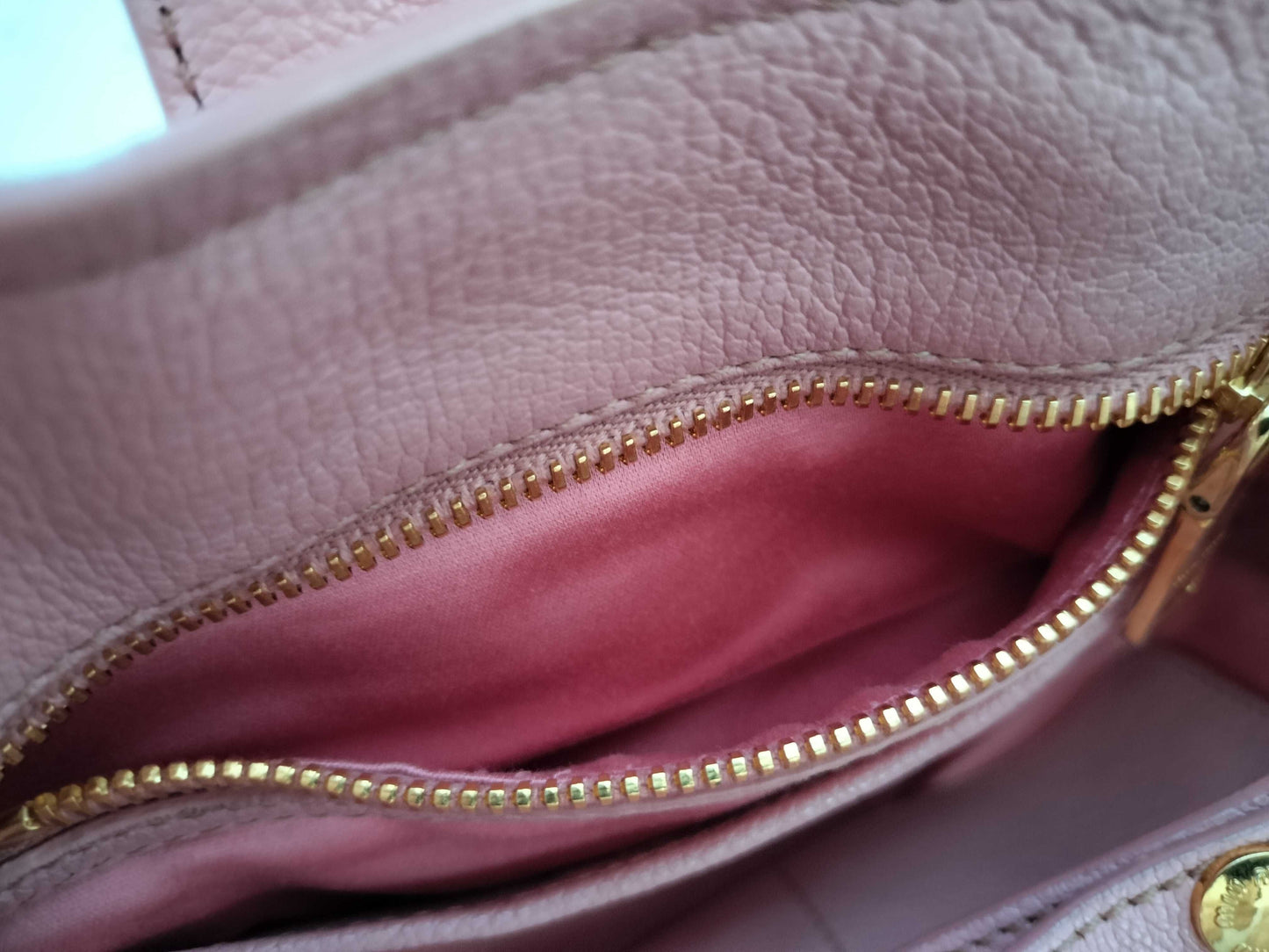 Miu Miu Miu Miu Pink Handbag with Card
