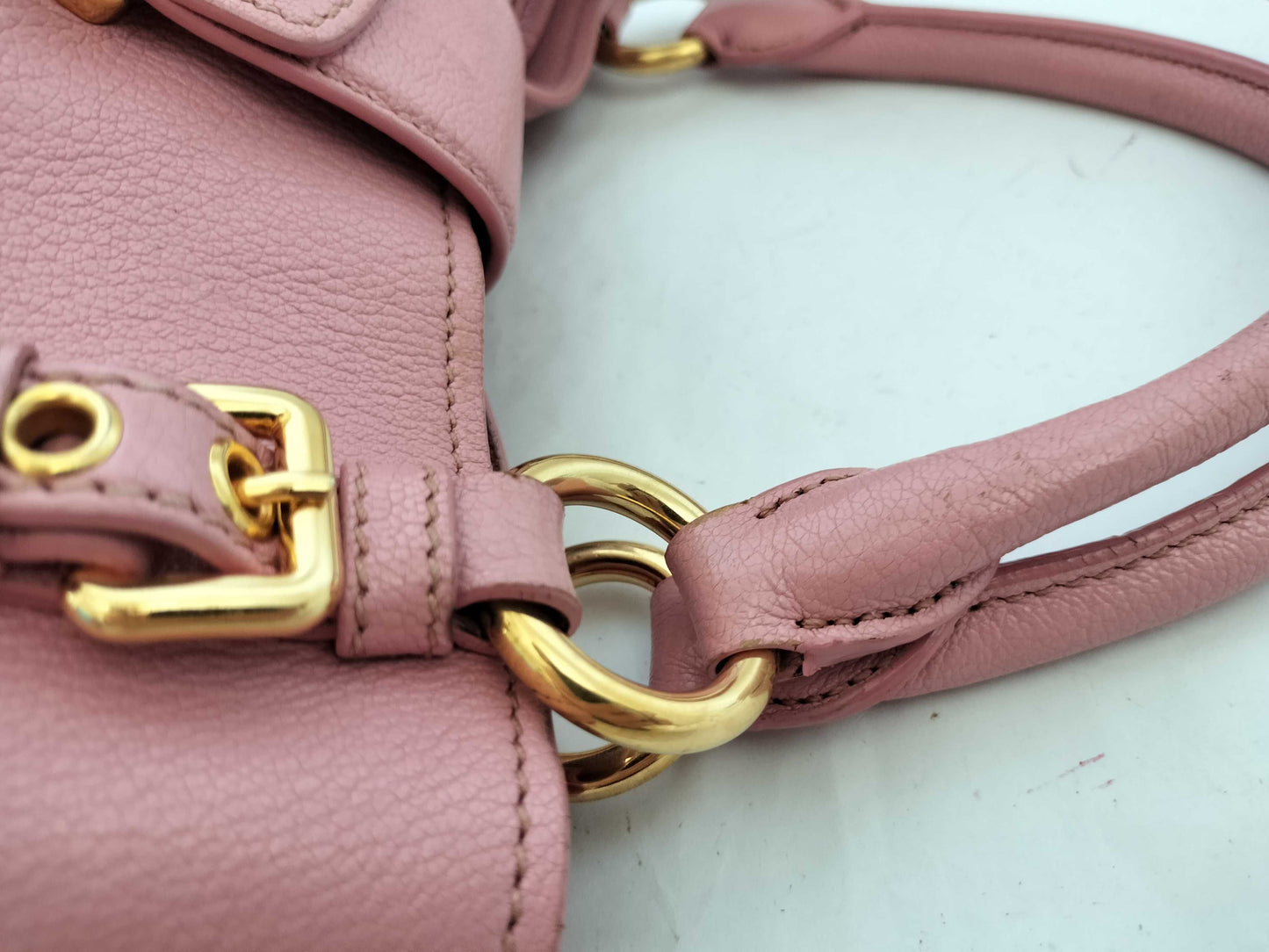 Miu Miu Miu Miu Pink Handbag with Card