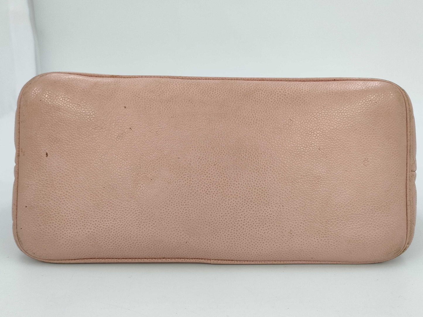 CHANEL Caviar Skin Pink Reissue Tote Bag with Sticker