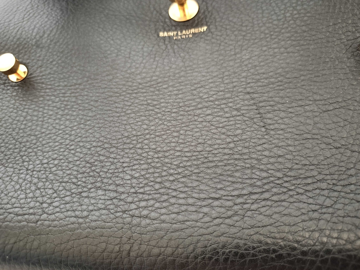 SAINT LAURENT YSL suede shoulder bag with strap