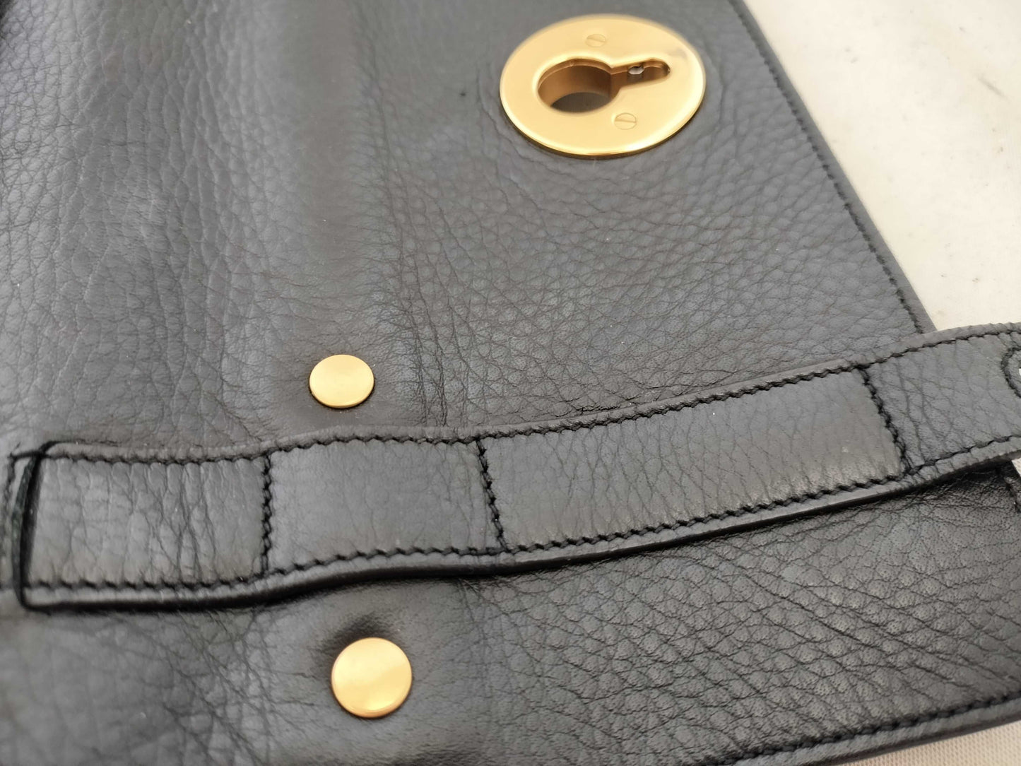 SAINT LAURENT YSL suede shoulder bag with strap