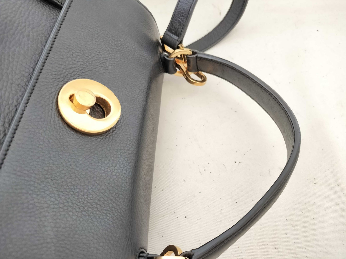 SAINT LAURENT YSL suede shoulder bag with strap