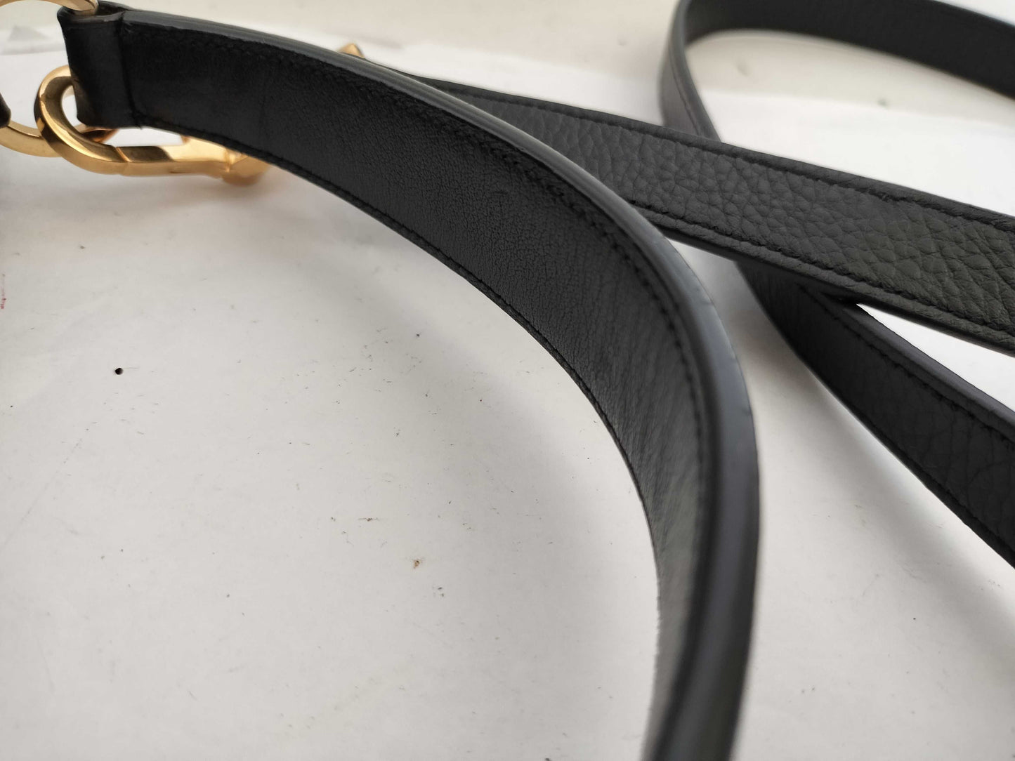 SAINT LAURENT YSL suede shoulder bag with strap