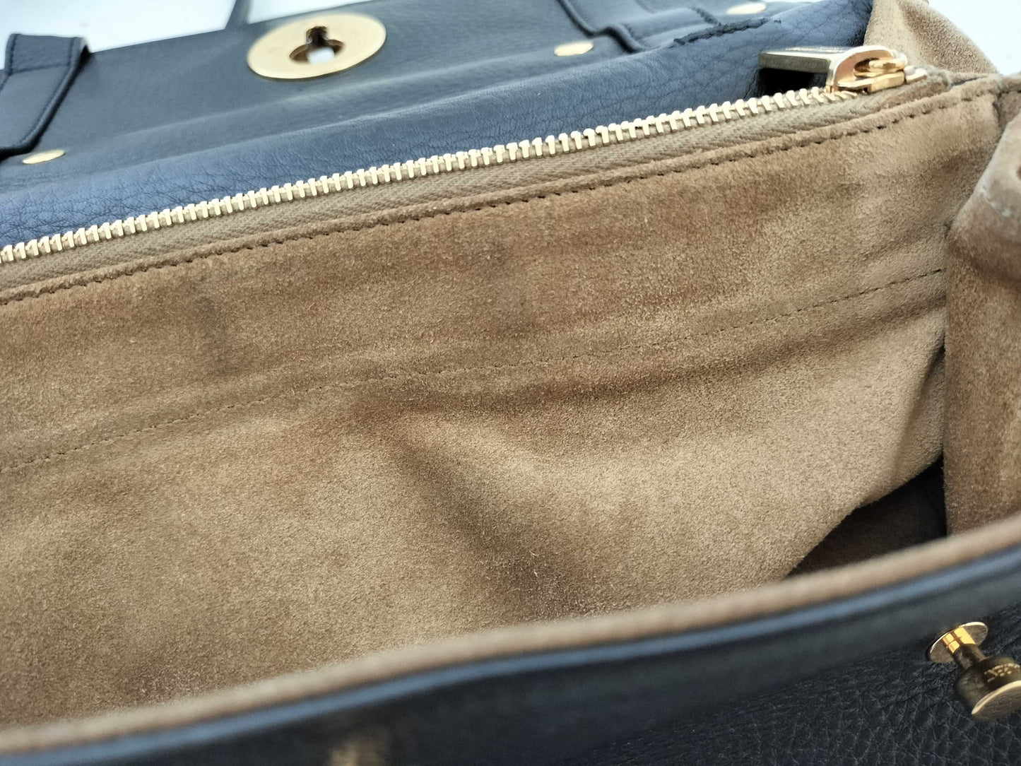 SAINT LAURENT YSL suede shoulder bag with strap