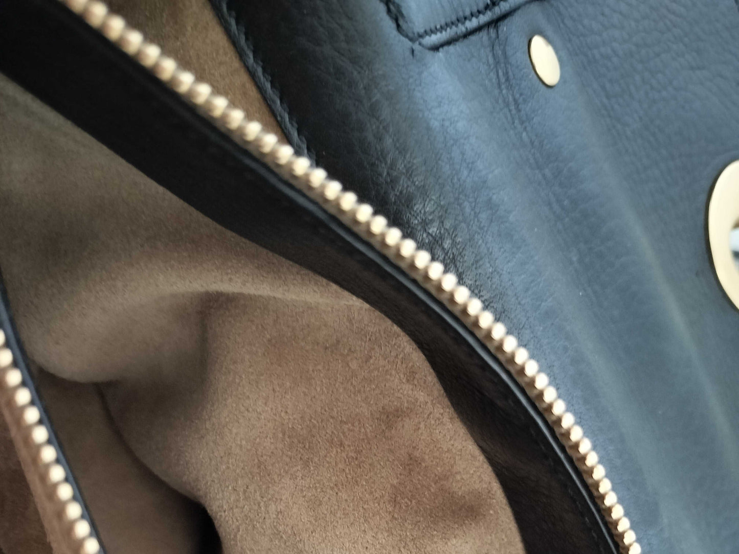 SAINT LAURENT YSL suede shoulder bag with strap