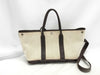 HERMES Garden Party TPM Maroon Toile H Handbag