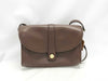 COACH Old Coach All Leather Brown Shoulder Bag