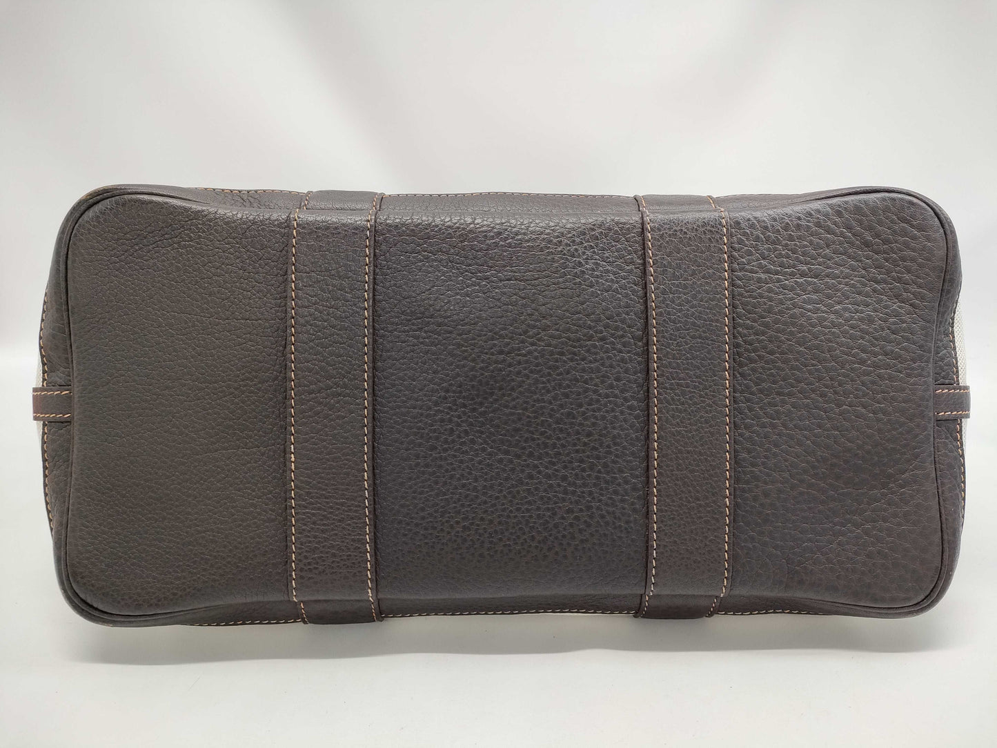 HERMES Garden Party PM Toile H Maroon □G Handbag