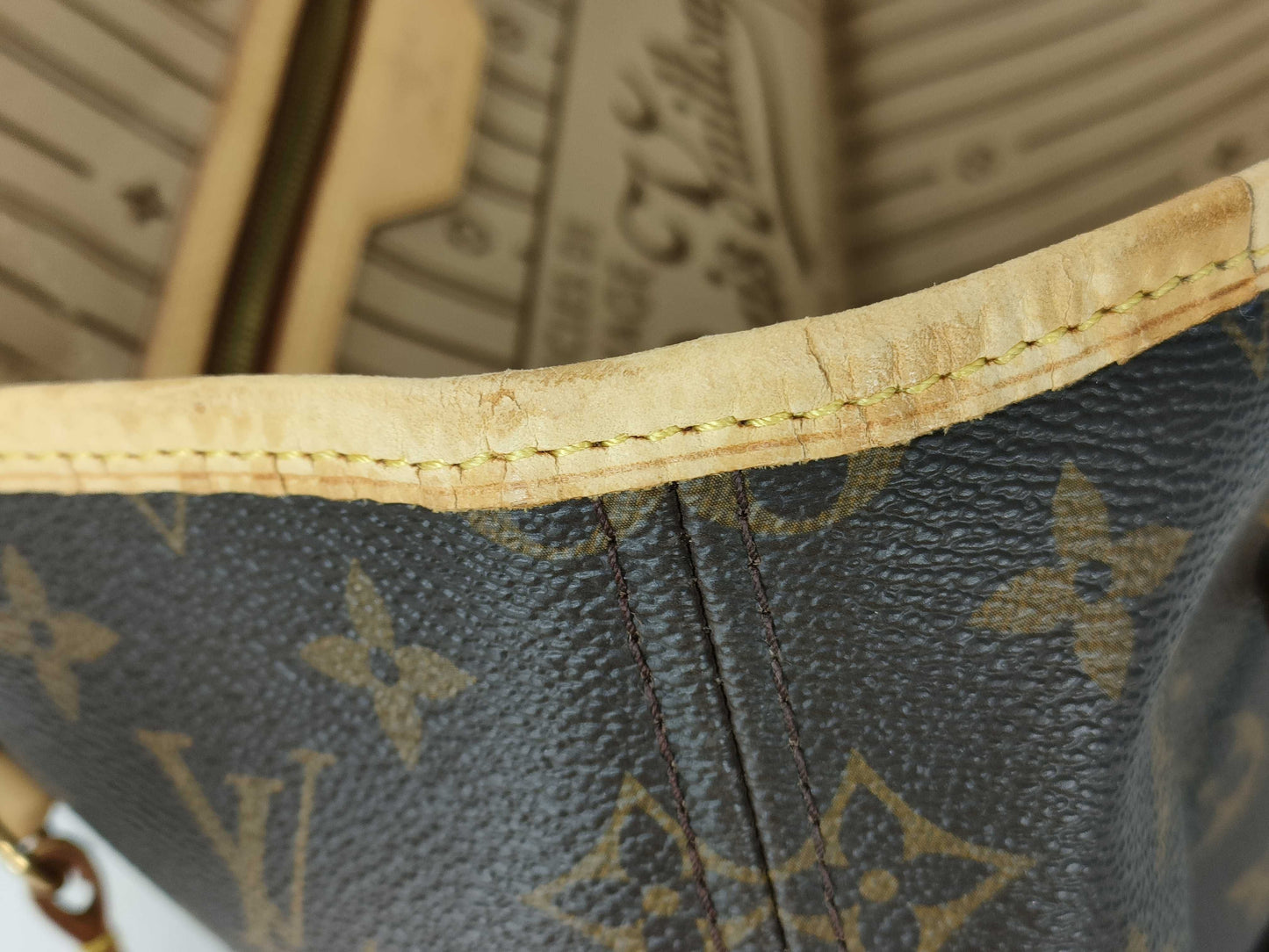 LOUIS VUITTON RFID Unverifiable Monogram Louis Vuitton Neverfull GM Tote Bag M40157