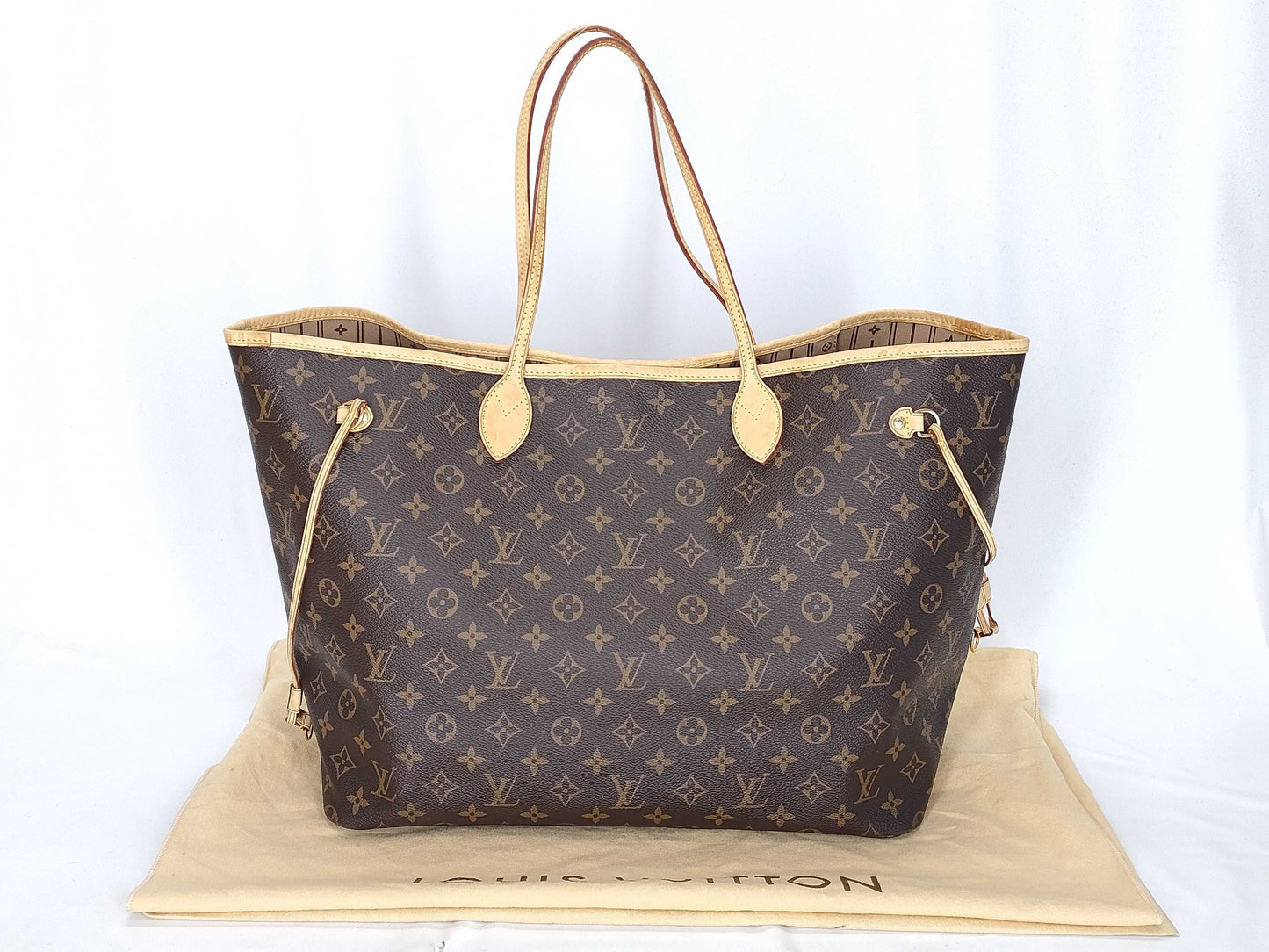 LOUIS VUITTON RFID Unverifiable Monogram Louis Vuitton Neverfull GM Tote Bag M40157