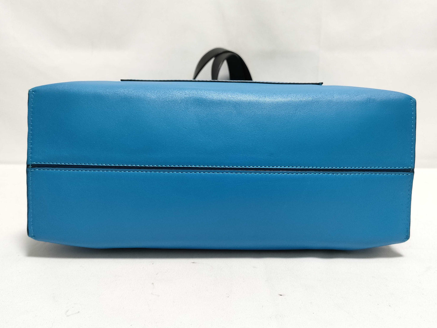 LOEWE Leather Anagram Tote Bag, Blue, 261507