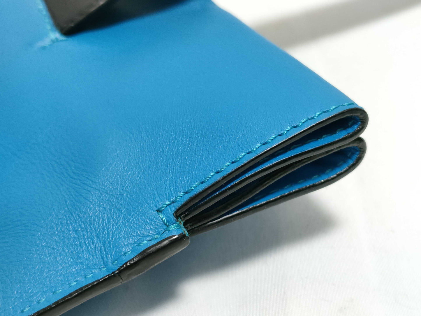 LOEWE Leather Anagram Tote Bag, Blue, 261507