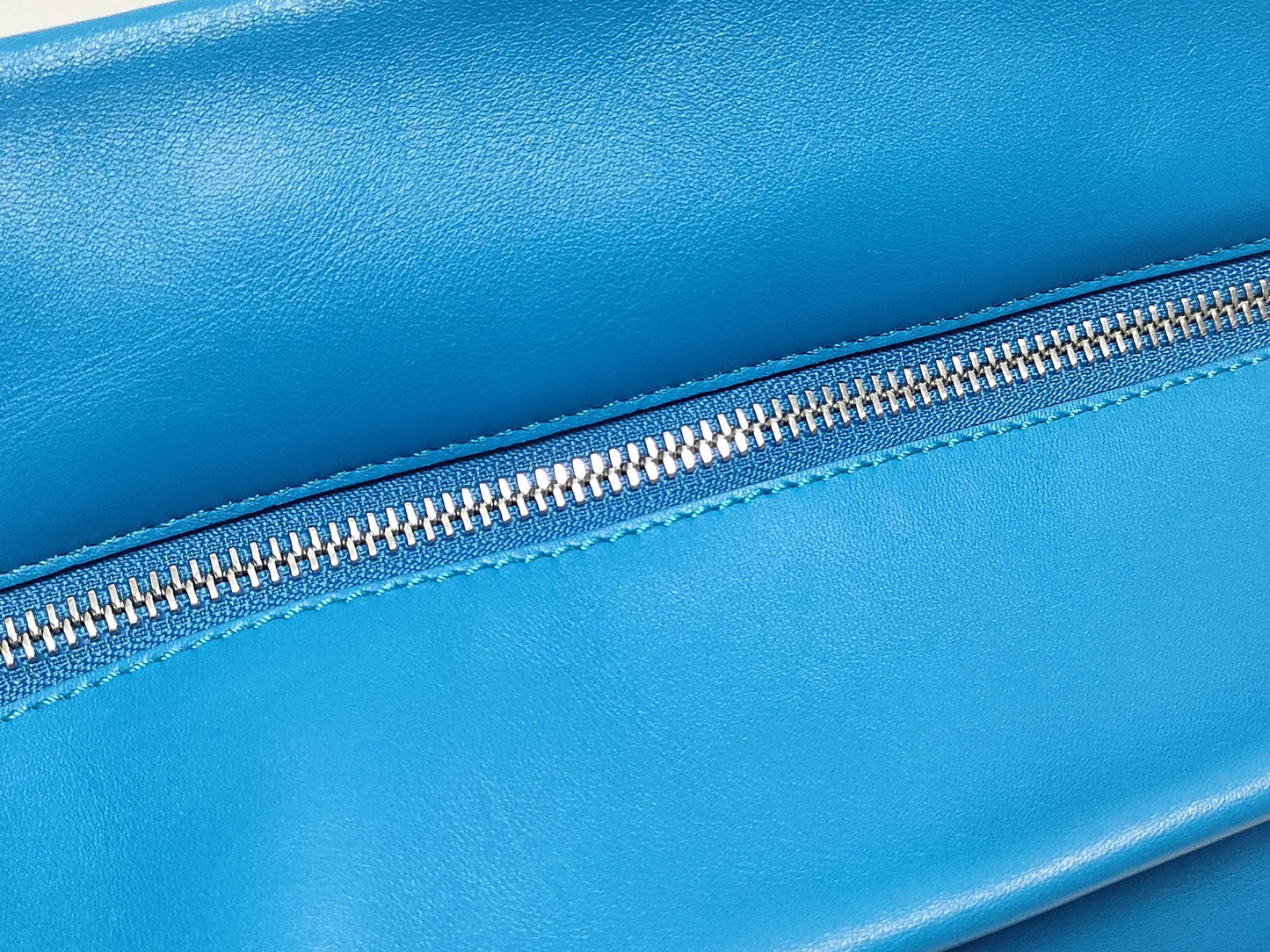 LOEWE Leather Anagram Tote Bag, Blue, 261507