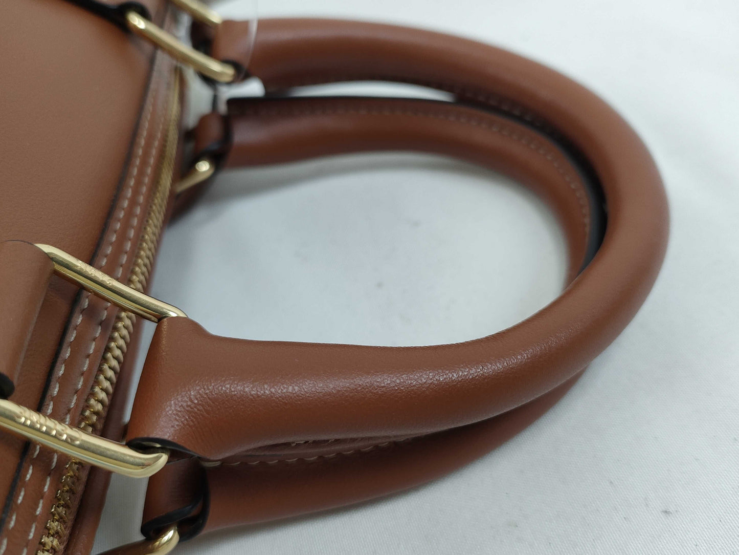 CELINE Small Boston Cuir Triomphe Leather Brown Shoulder Bag/Handbag