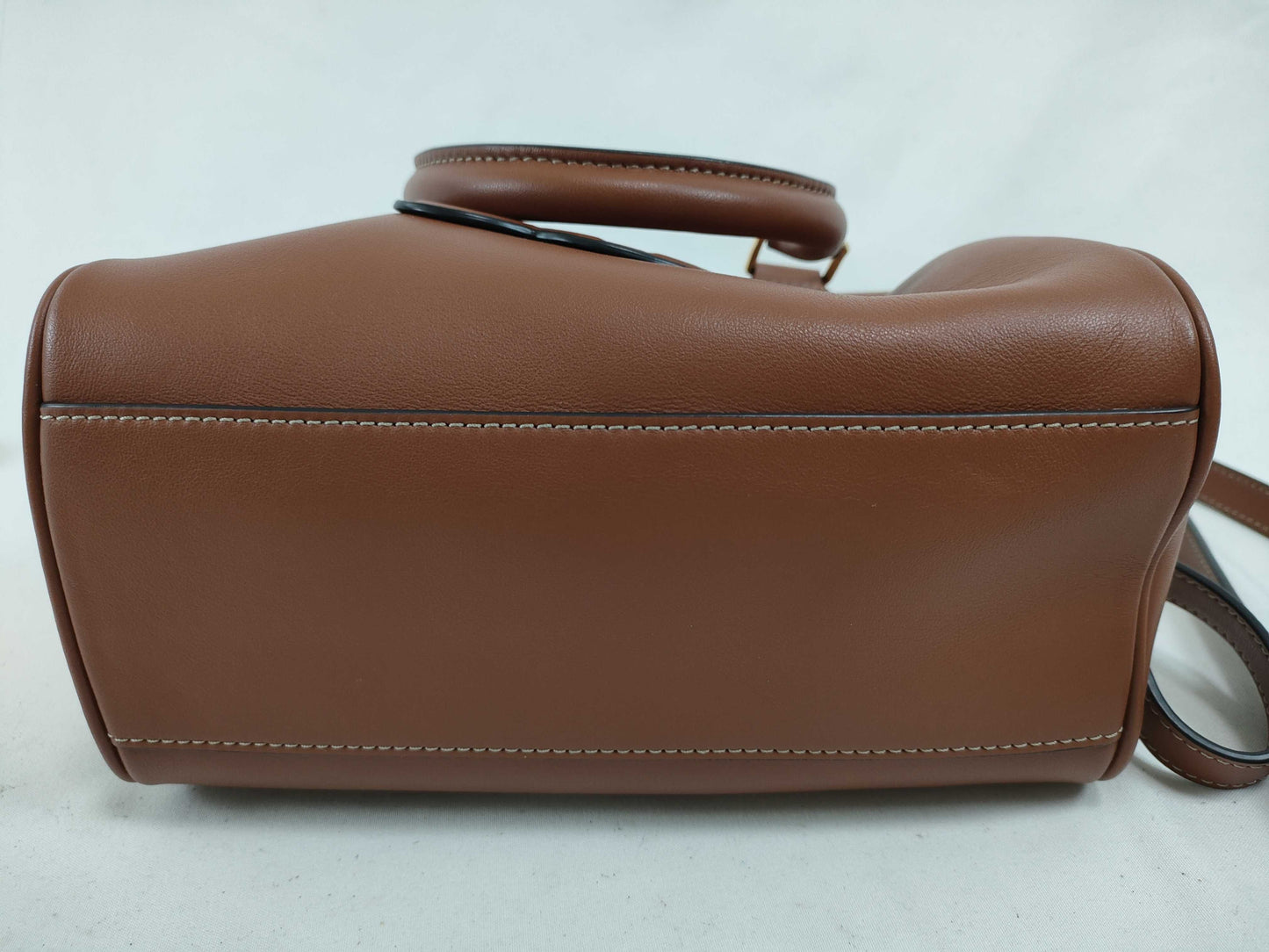 CELINE Small Boston Cuir Triomphe Leather Brown Shoulder Bag/Handbag