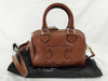 CELINE Small Boston Cuir Triomphe Leather Brown Shoulder Bag/Handbag