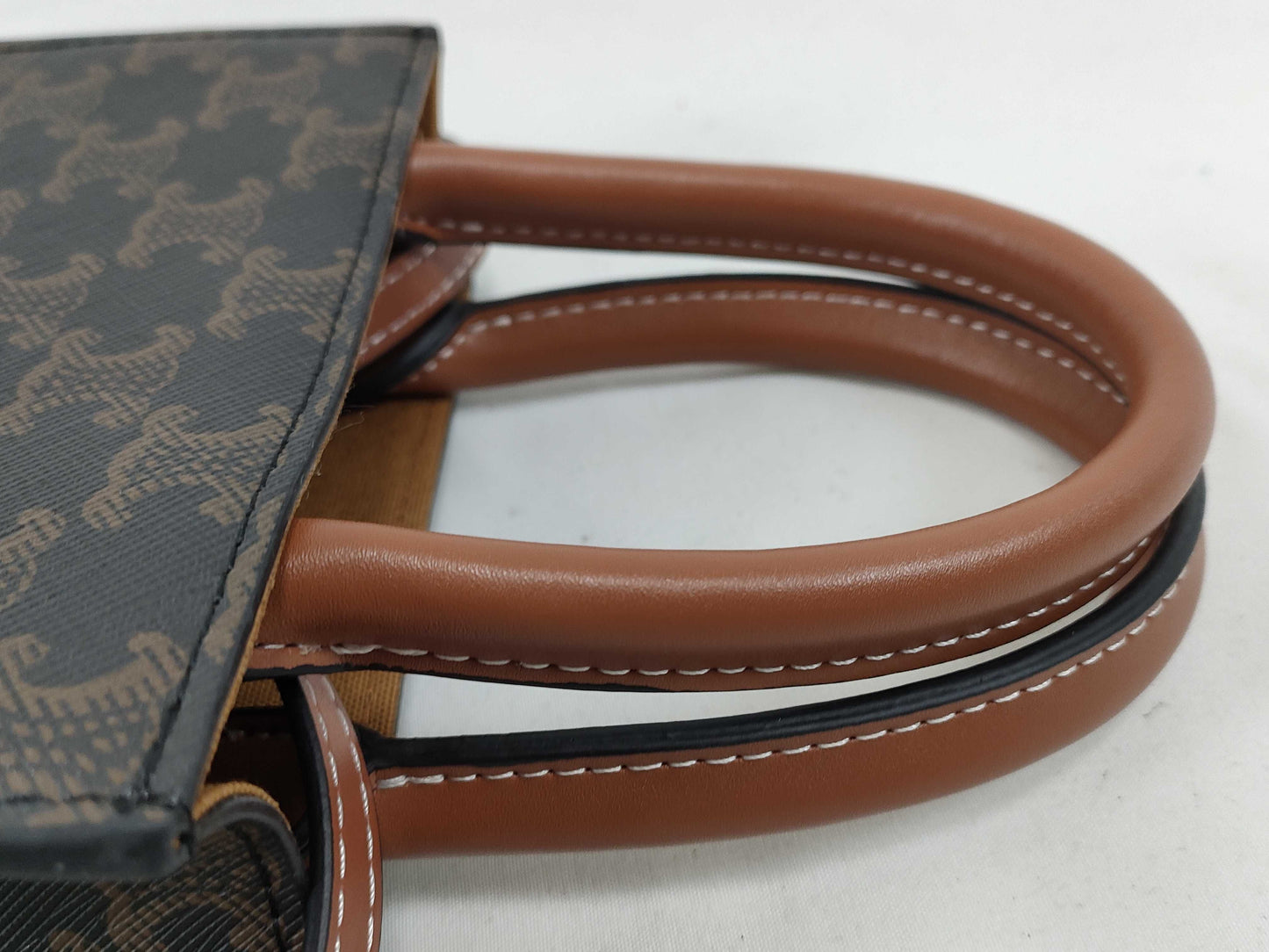 CELINE Triomphe Mini Vertical Cabas Shoulder Bag