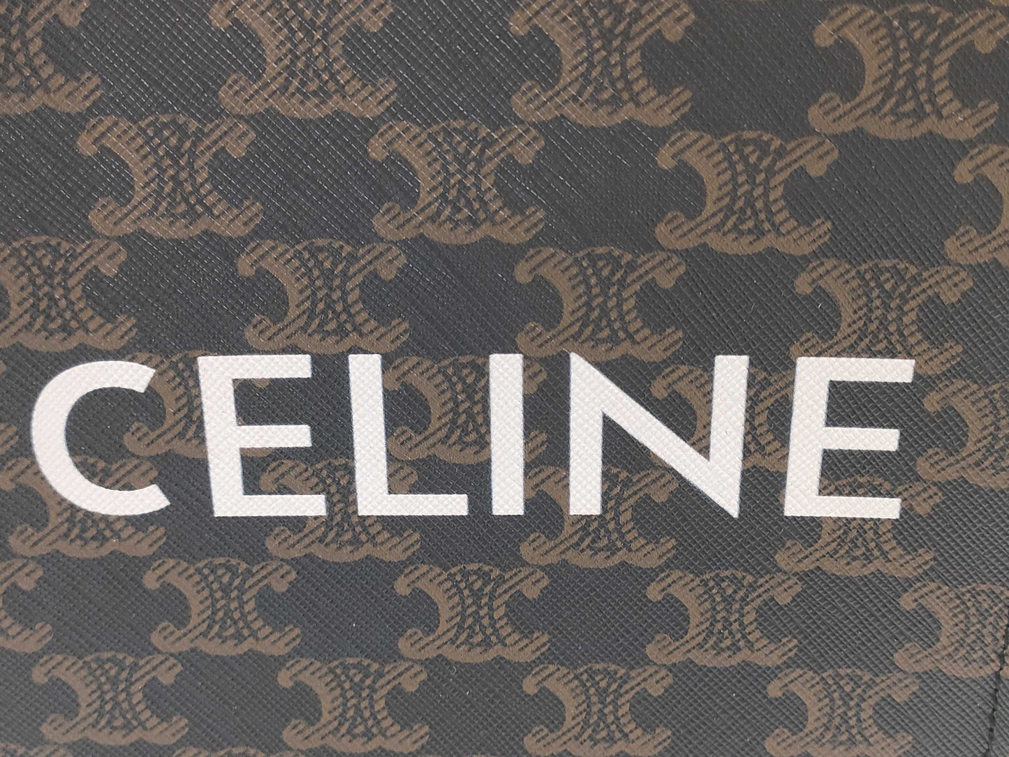 CELINE Triomphe Mini Vertical Cabas Shoulder Bag