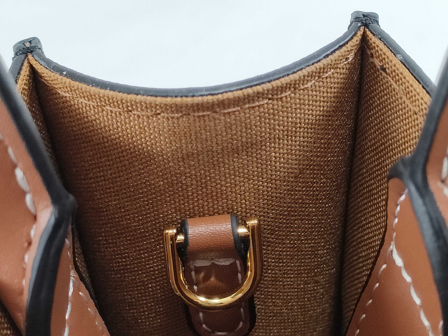 CELINE Triomphe Mini Vertical Cabas Shoulder Bag