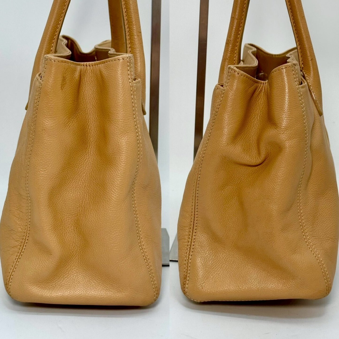 CHANEL Caviar Leather Executive Tote, Beige, 9871188 Tote Bag
