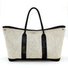HERMES Garden Party Toile H Grey PM Tote Bag