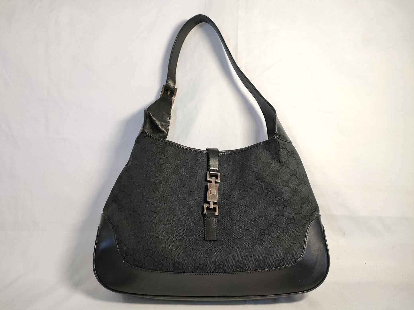 GUCCI Jackie Gucci GUCCI GG Jackie One-Shoulder Bag BLACK Shoulder Bag