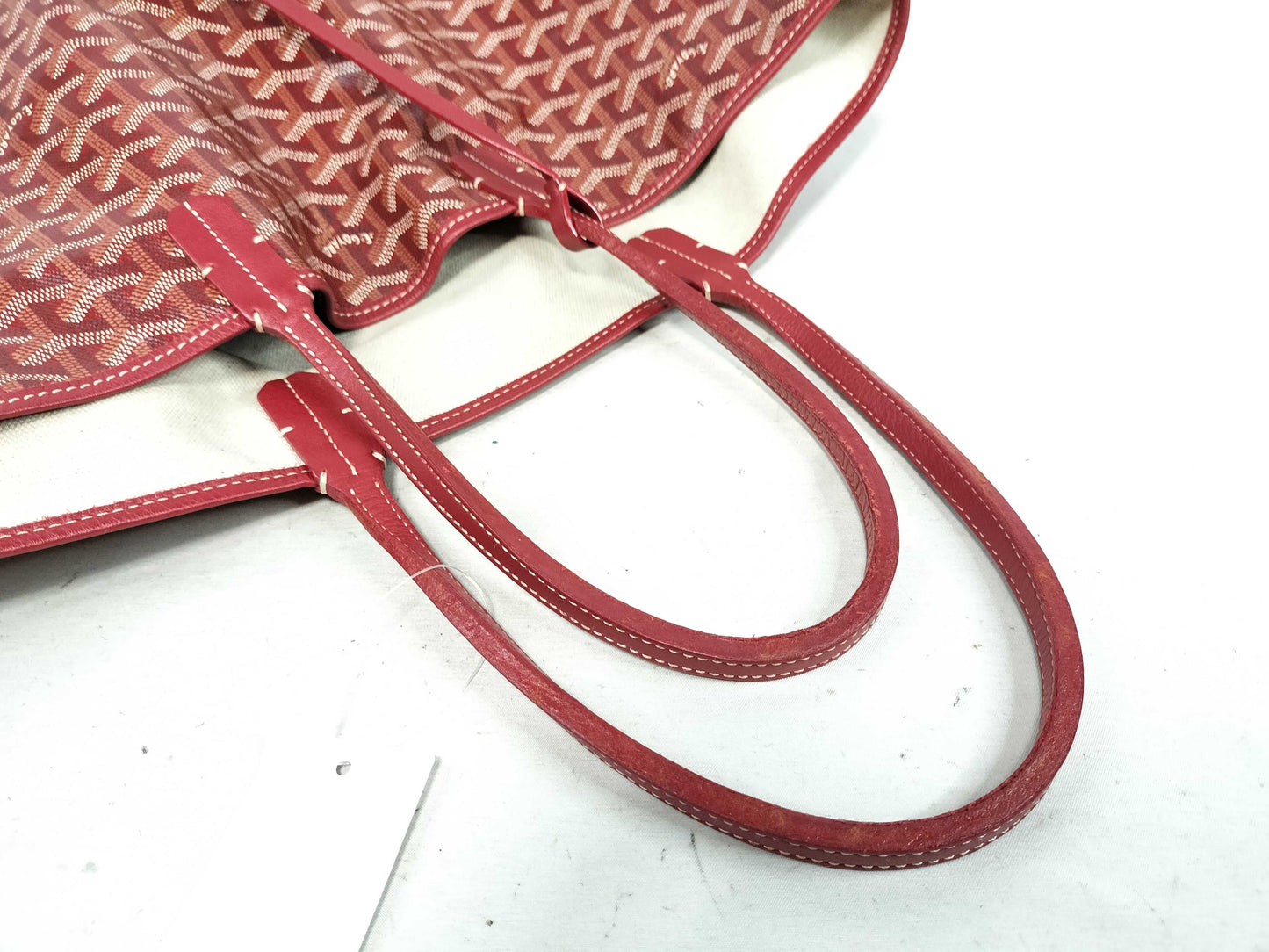 GOYARD Saint Louis PM Red Tote Bag
