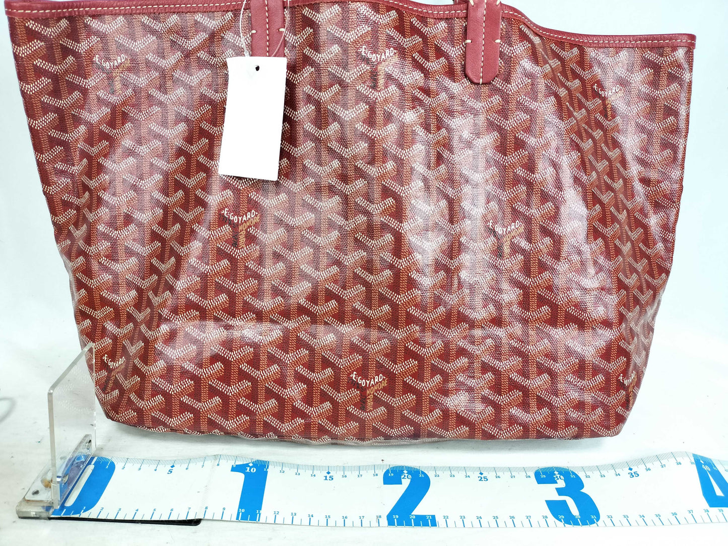 GOYARD Saint Louis PM Red Tote Bag