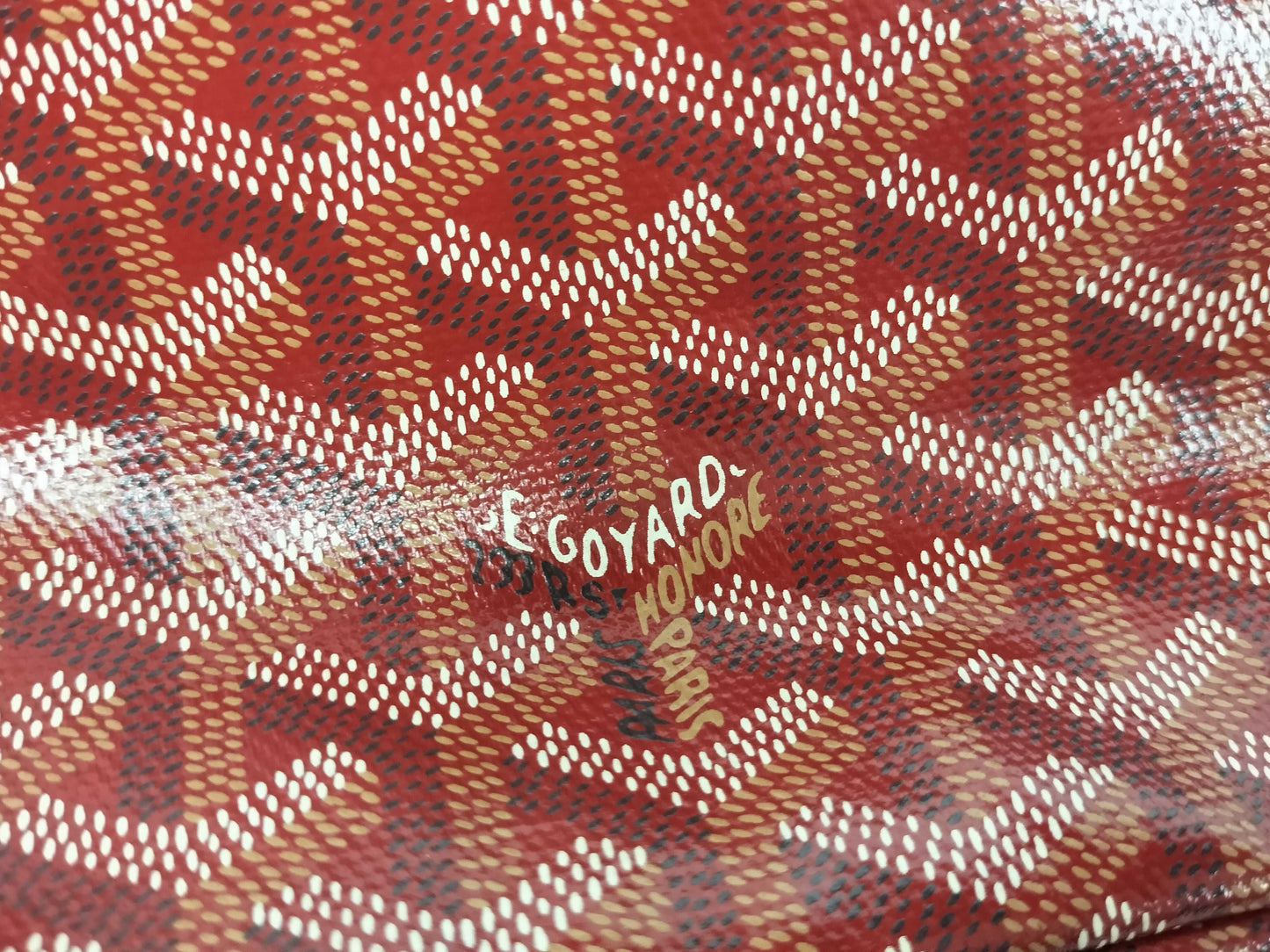 GOYARD Saint Louis PM Red Tote Bag