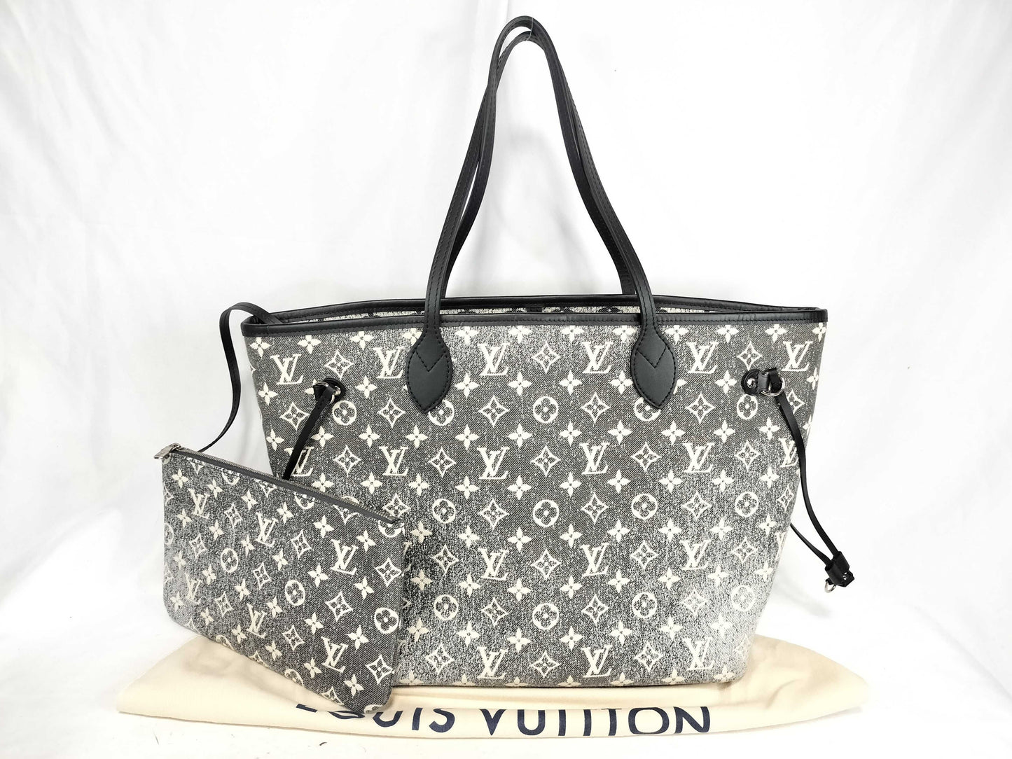 LOUIS VUITTON RFID Unverifiable Serial Number Unverifiable M21465 Jacquard Neverfull MM Tote Bag