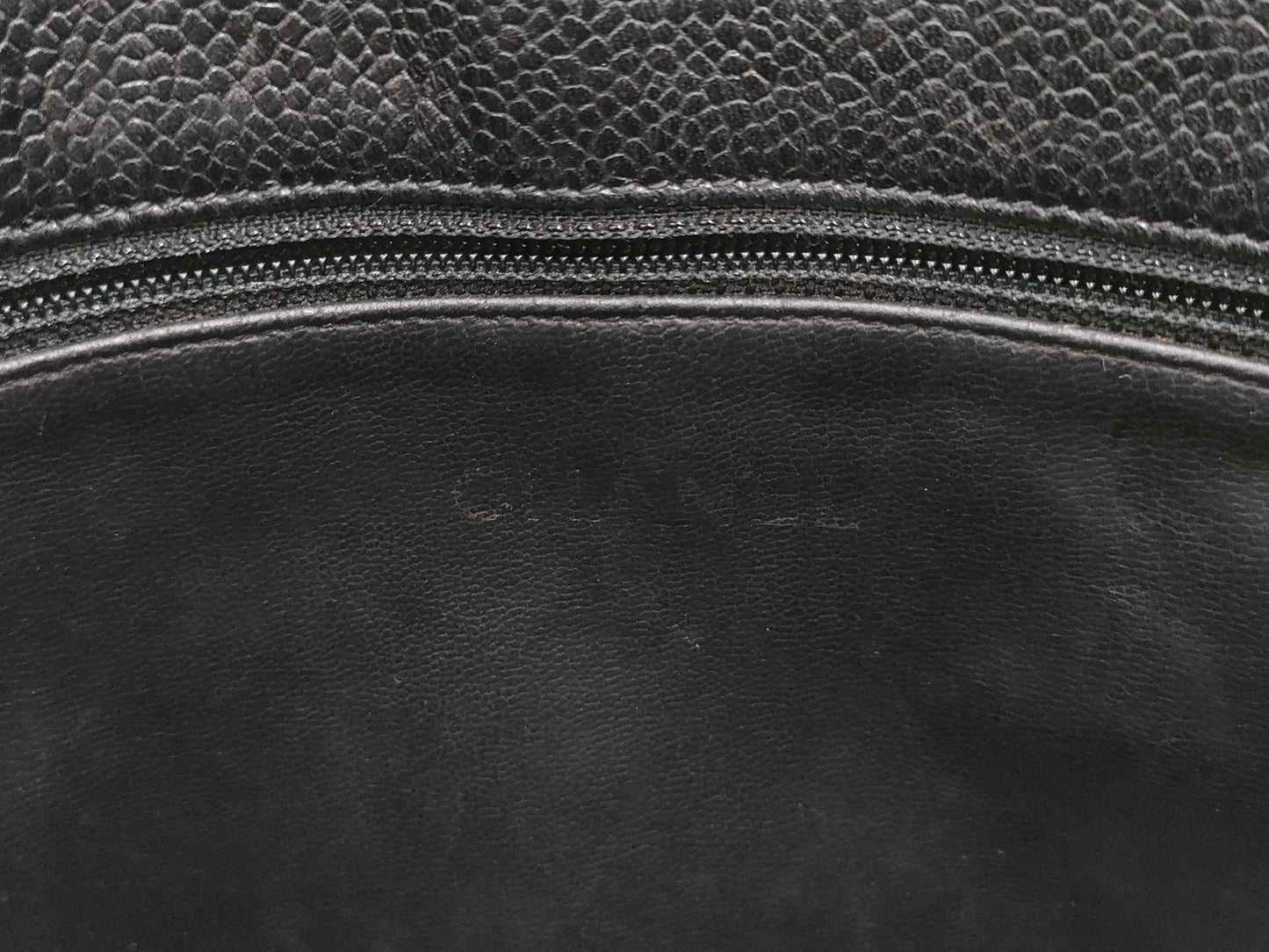 CHANEL Triple Coco Tote Bag Caviar Skin Tote Bag