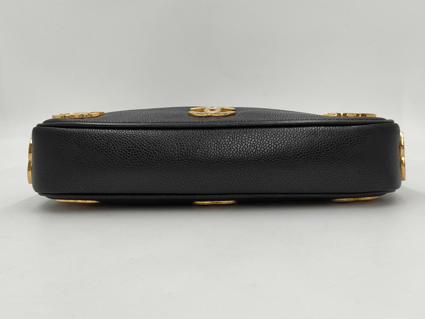 CHANEL Triple Coco Tote Bag Caviar Skin Tote Bag