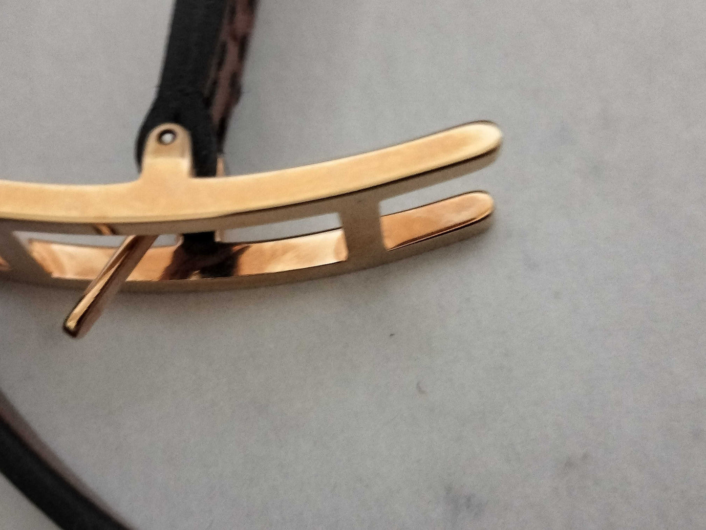 HERMES HERMES Leather Bracelet Bracelet Bangle Bracelet Bangle