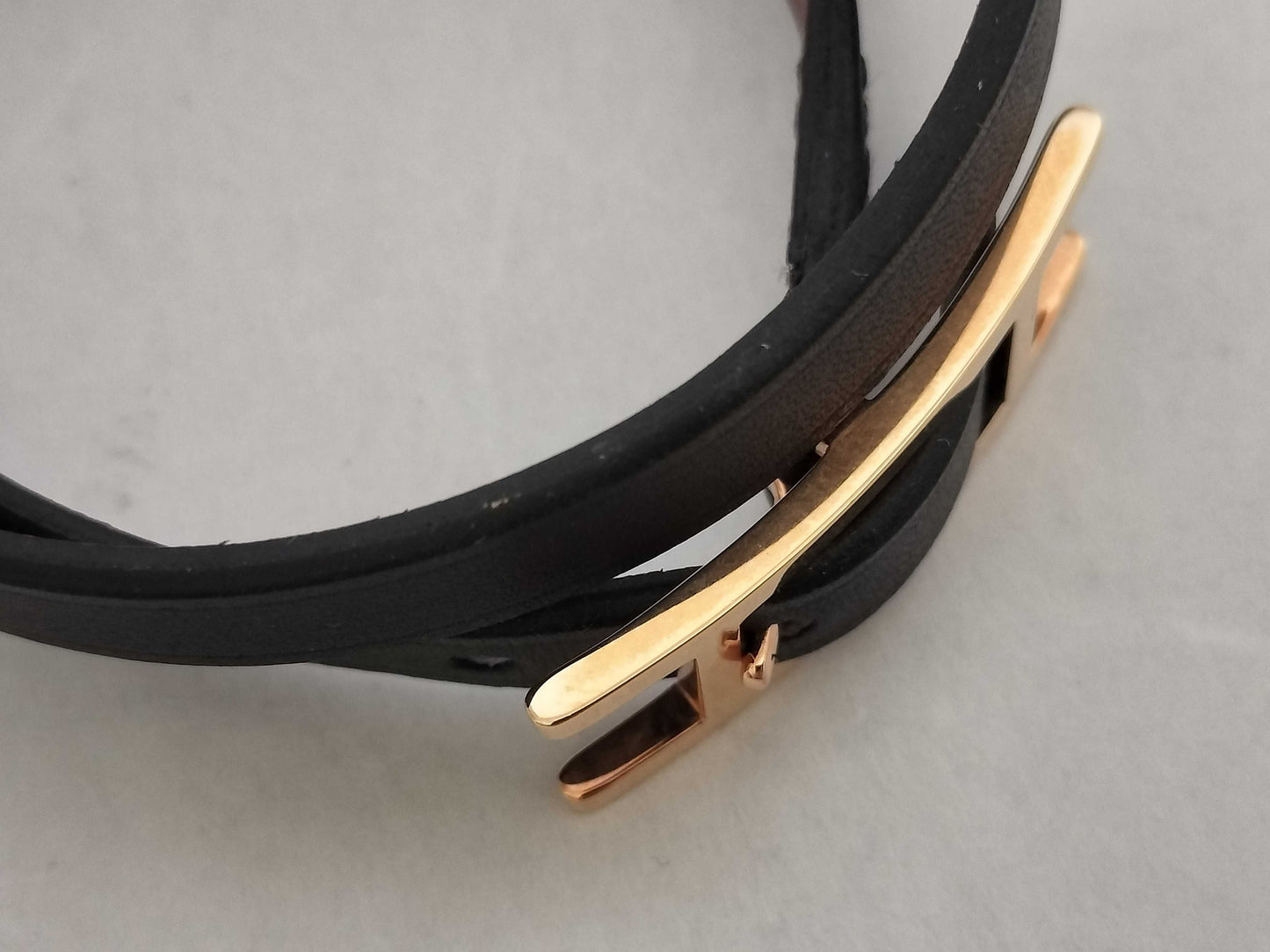 HERMES HERMES Leather Bracelet Bracelet Bangle Bracelet Bangle