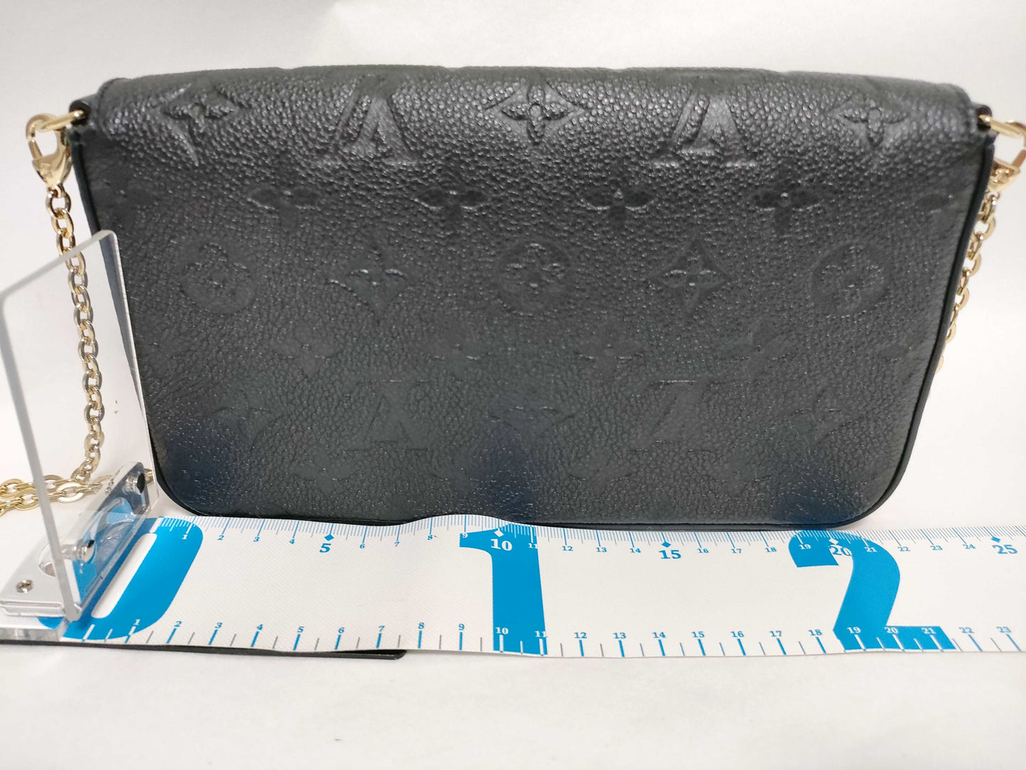 LOUIS VUITTON RFID Verified, Serial Unconfirmed, Monogram Empreinte Pochette Felicie Shoulder Bag M82477 RFID Shoulder Bag