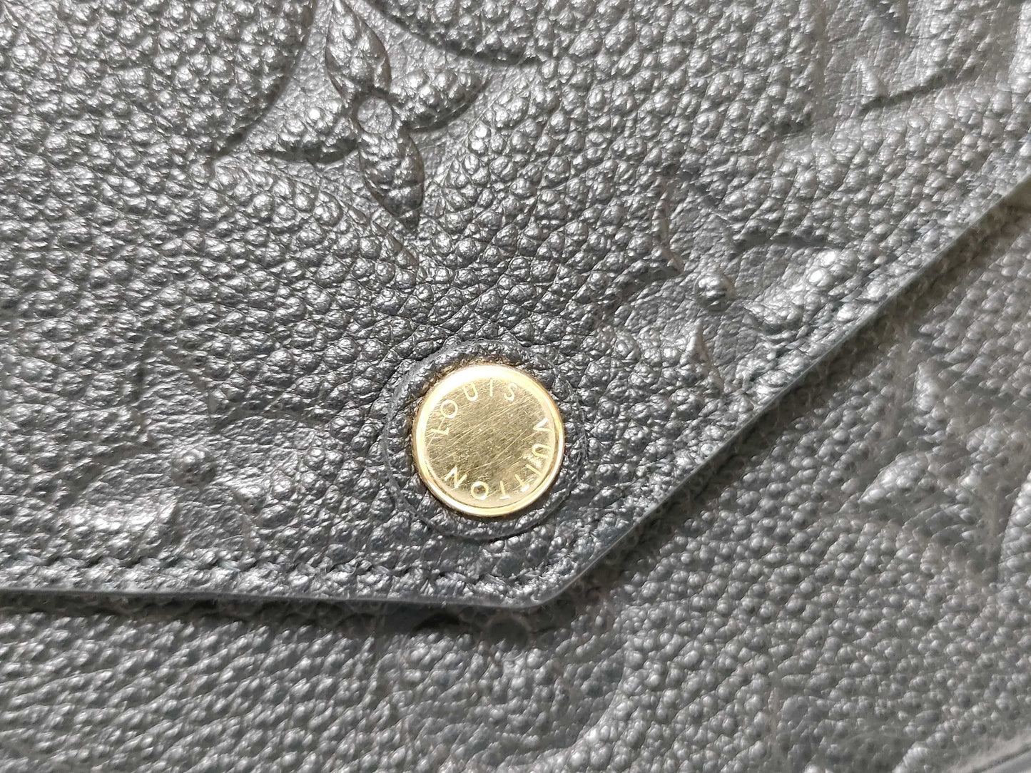 LOUIS VUITTON RFID Verified, Serial Unconfirmed, Monogram Empreinte Pochette Felicie Shoulder Bag M82477 RFID Shoulder Bag